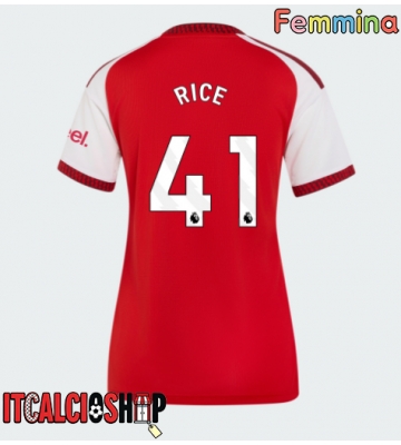 Arsenal Declan Rice #41 Prima Maglia Femmina 2026-27 Manica Corta